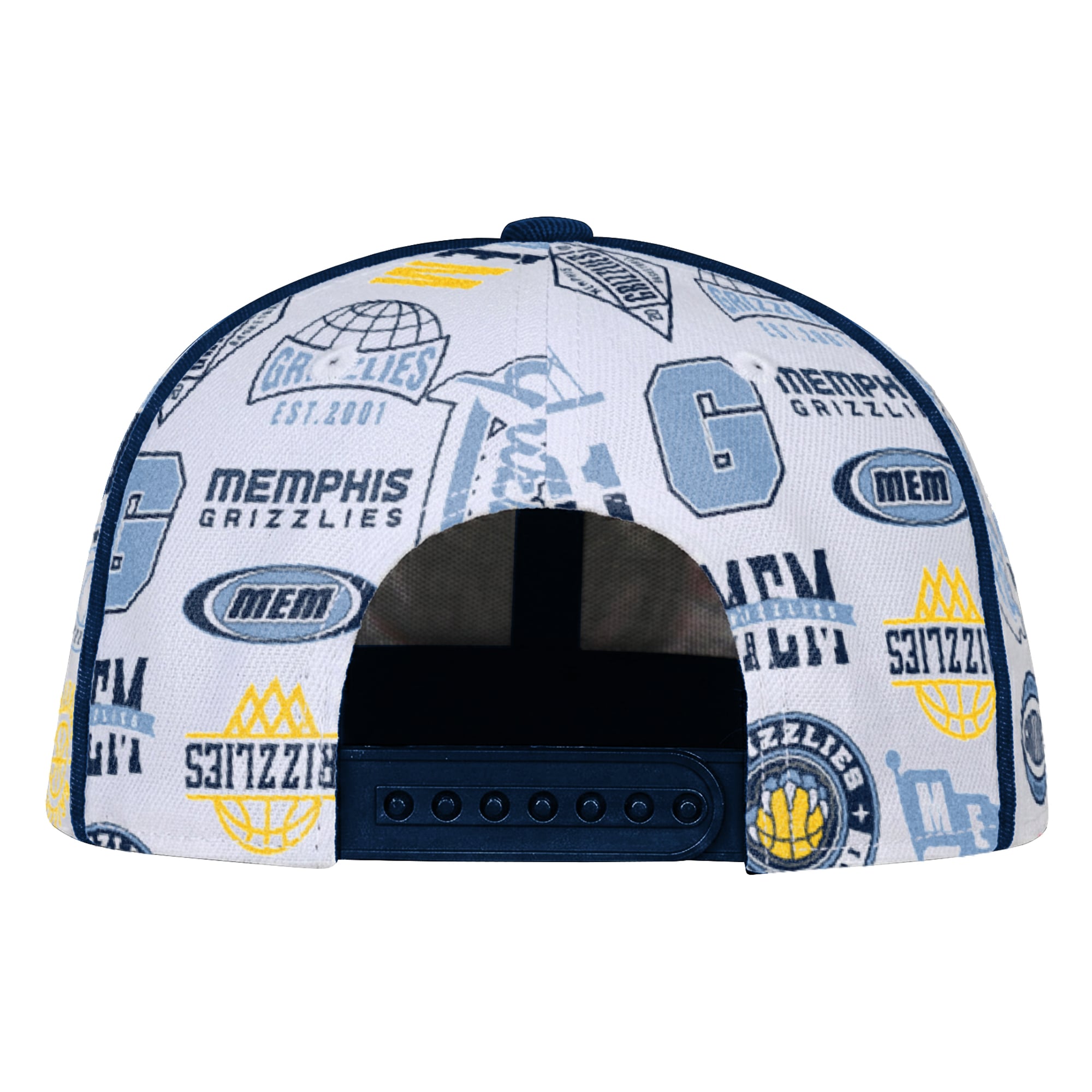 Casquette snapback blanche Youth Outerstuff Memphis Grizzlies.