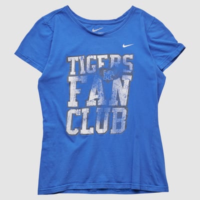 Memphis Tigers Nike 2010s T-shirt - Blue - S by Fanatics Real Vintage
