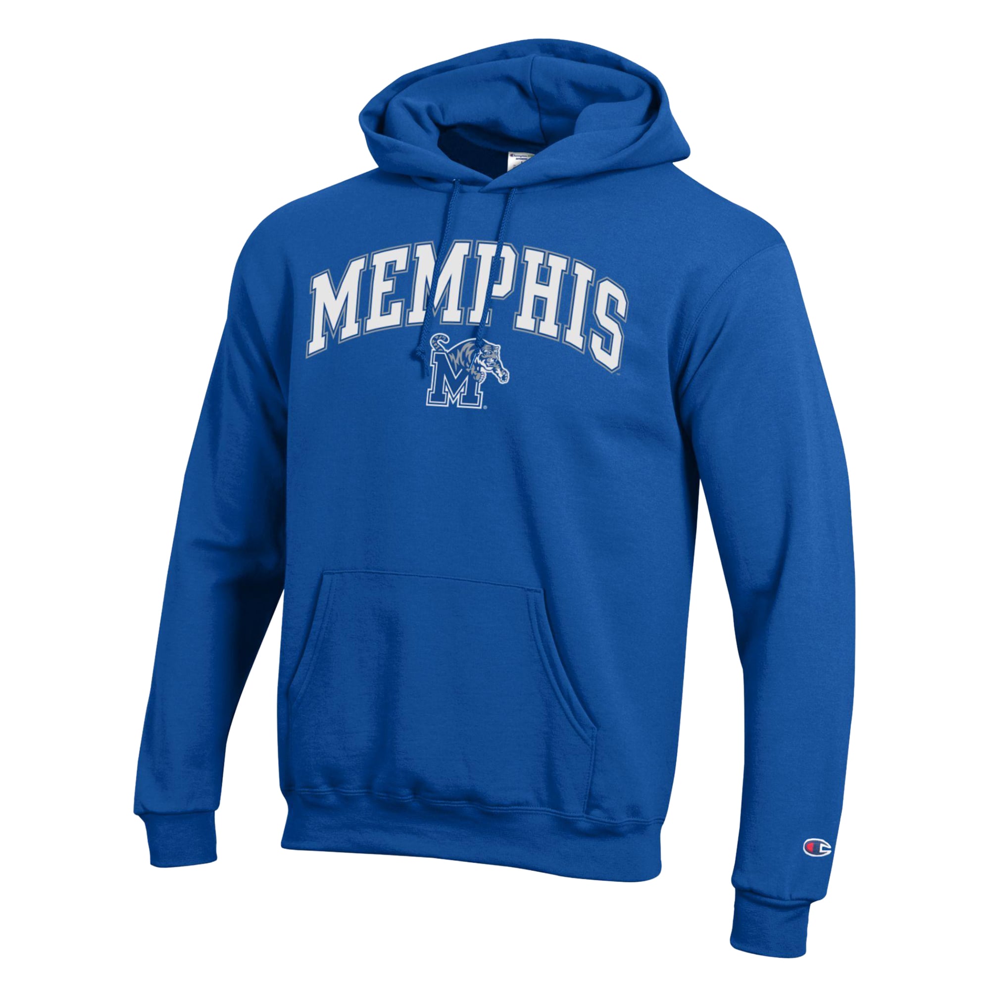 Men's Champion Royal Memphis Tigers Powerblend Hoodie