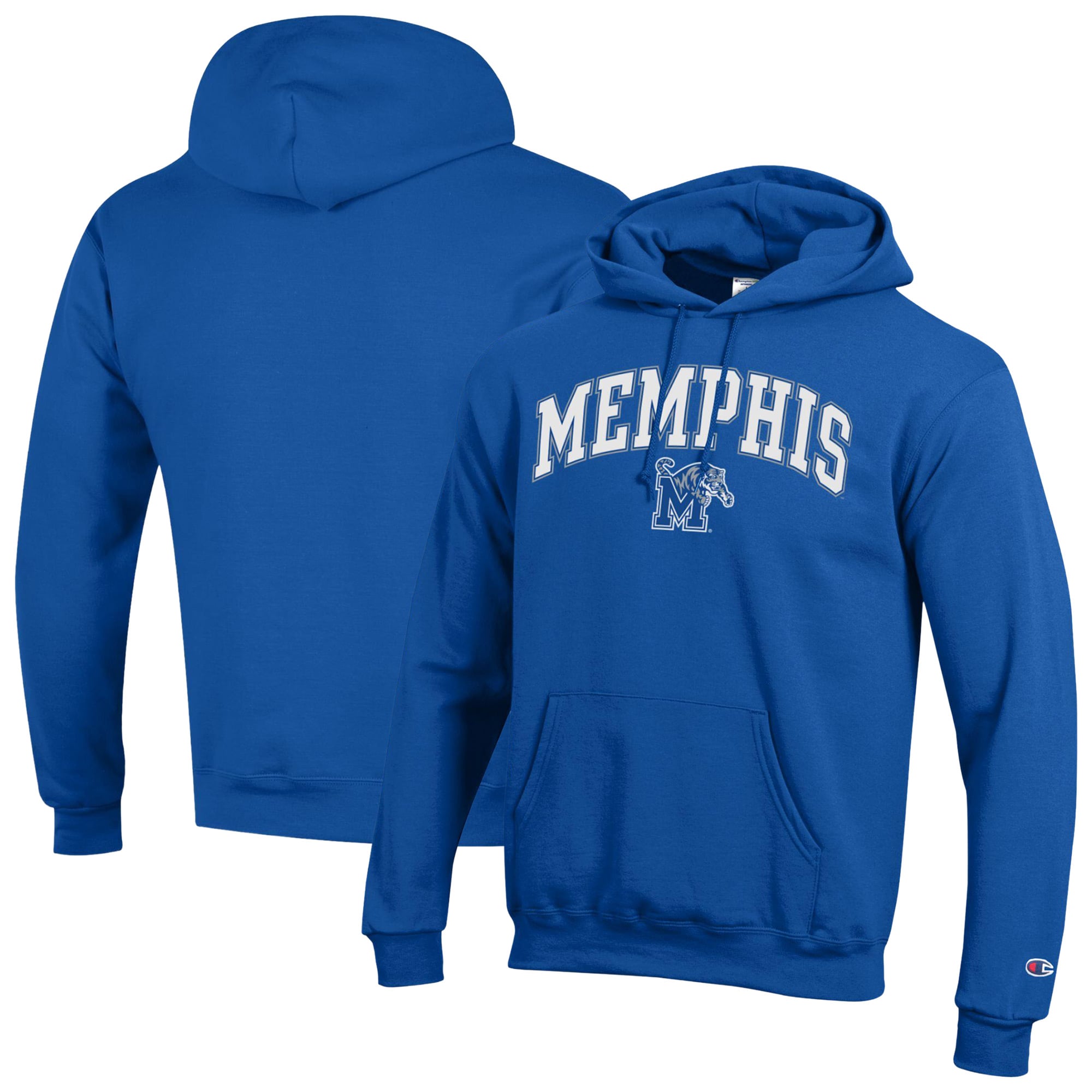 Men's Champion Royal Memphis Tigers Powerblend Hoodie