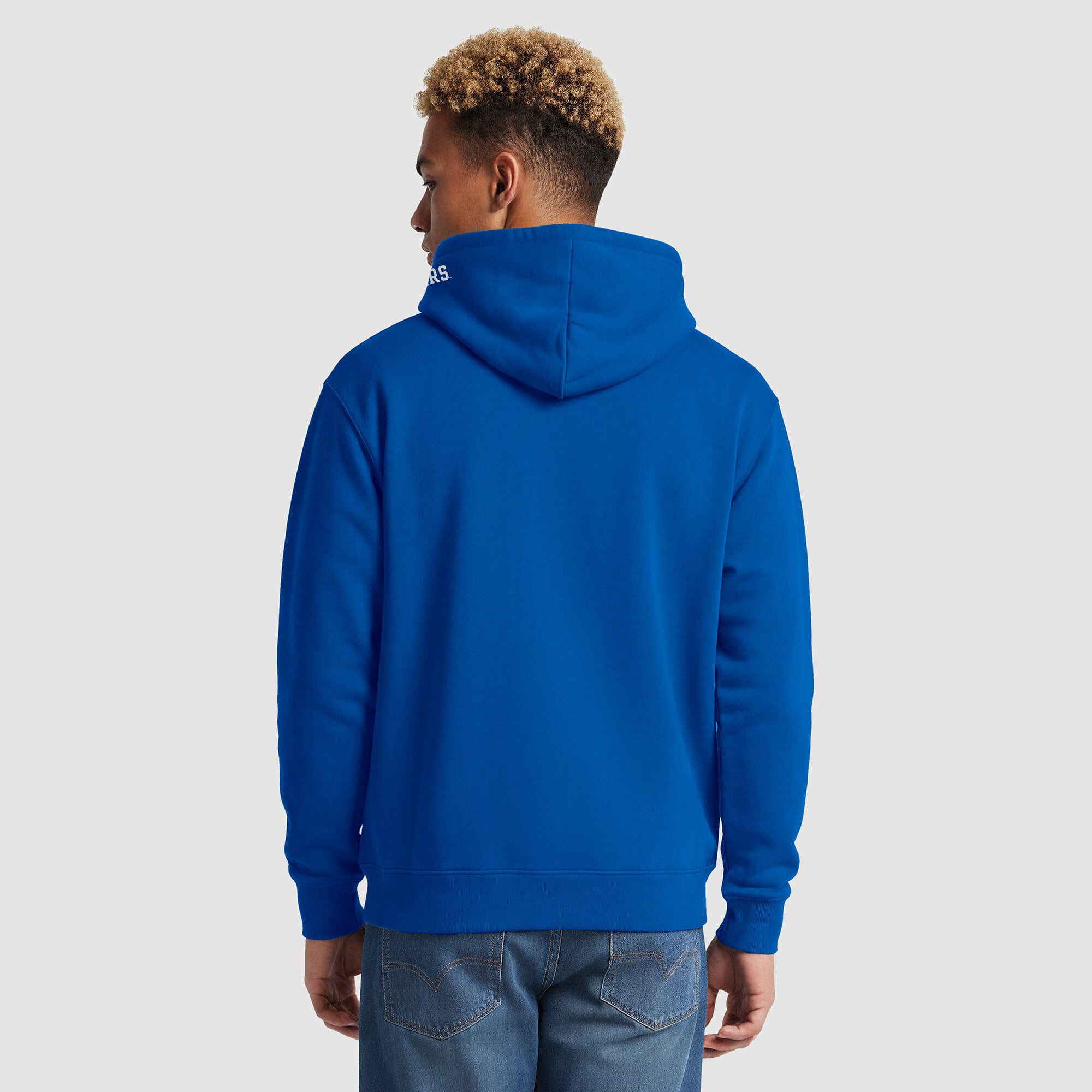 Men's Champion Royal/Heather Gray Memphis Tigers Contrast Hoodie