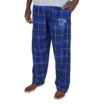 Memphis Tigers Concepts Sport Ultimate Flannel Pants - Royal/Black