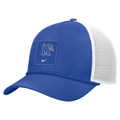 Memphis Tigers Nike 2026 On-Field Rope Adjustable Trucker Hat - Royal