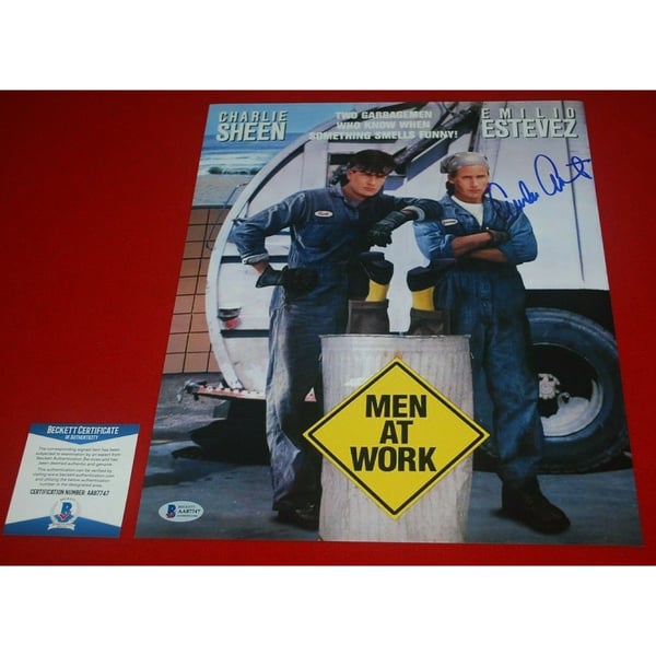 Charlie Sheen And Emilio Estevez Men At Work