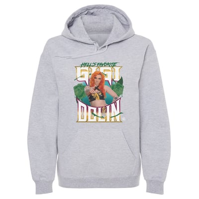 Gigi Dolin 500 Level Hell's Favorite Pullover Hoodie - Gray