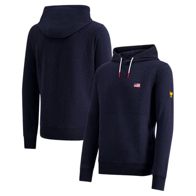 Team USA B. Draddy 2026 Presidents Cup Tri-Blend Andy Hoodie - Navy