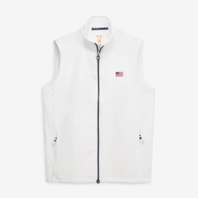 Team USA B. Draddy 2026 Presidents Cup Everyday Full-Zip Vest - White