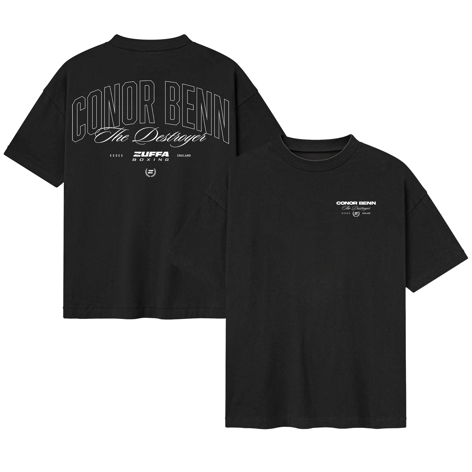 Men's Black Conor Benn Script T-Shirt