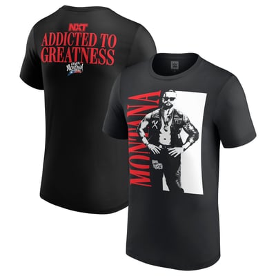 Cruz Montana Addicted To Greatness T-Shirt - Black