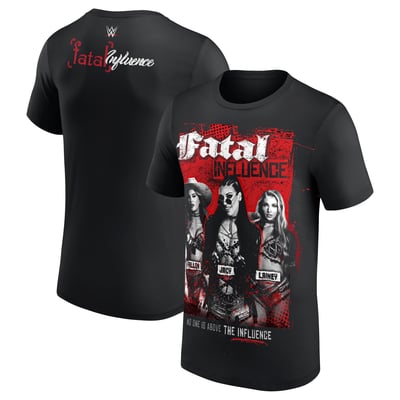 Fatal Influence Photo T-Shirt - Black