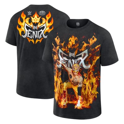Rey Fenix AAA Flames T-Shirt - Black
