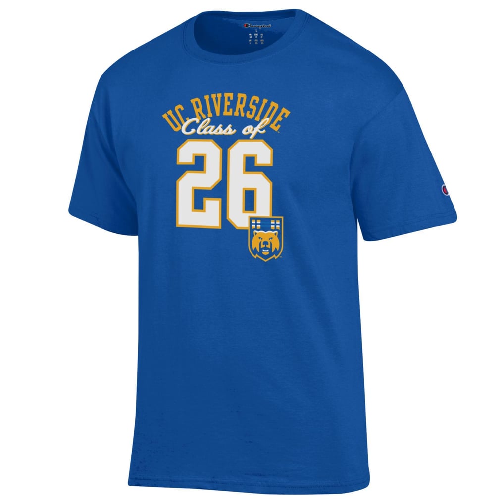 Mens CHAMPION RBL UC Riverside Class of 2026 Short Sleeve T Shirt