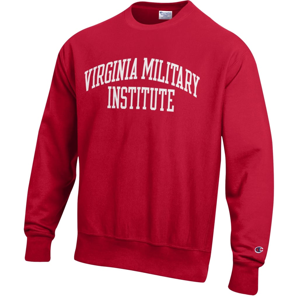 Mens CHAMPION SCARLET Virginia Military Institute Champion Reverse 