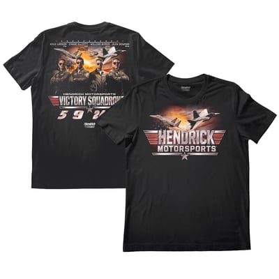 Hendrick Motorsports Classic Ink Victory Squadron T-Shirt - Black