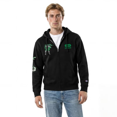 Philadelphia Eagles Disney x Champion Doctor Doom All-Star Full-Zip Hoodie - Black