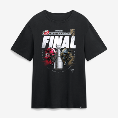Men's Fanatics Black Carolina Hurricanes vs. Vegas Golden Knights 2026 Stanley Cup Final Matchup T-Shirt