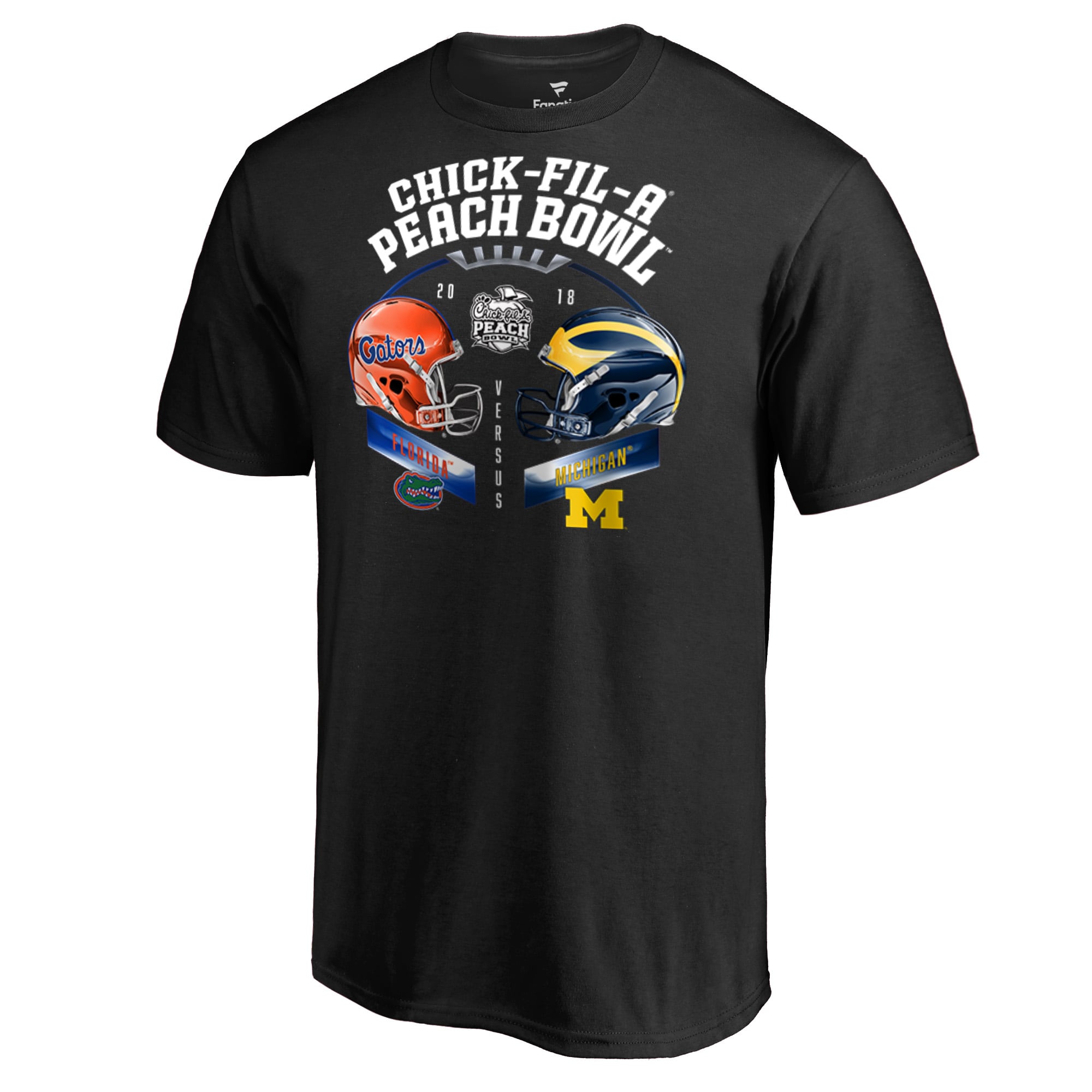 Men's Fanatics Black Florida Gators vs. Michigan Wolverines 2018