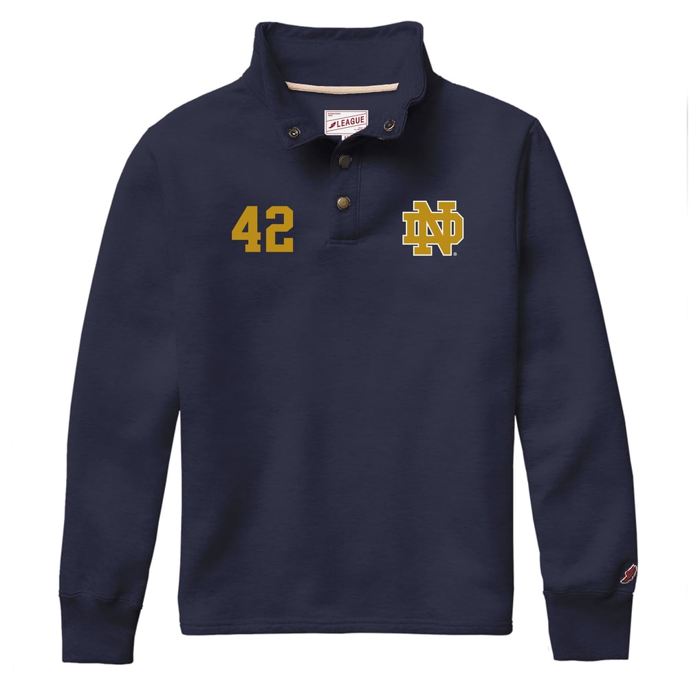 Mens LEAGUE navy Notre Dame Fighting Irish Mens Monogram 1636 Fleece ...