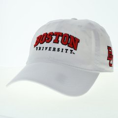 Legacy White Boston University Baseball Cap with Red and Navy Embroidery 47 Clean-Up - Freshman - Navy/White main image 3