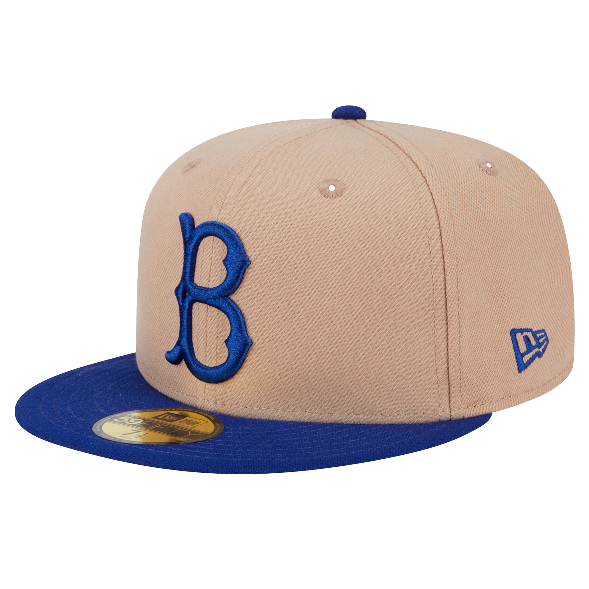 Casquette ajustée 59FIFTY Brooklyn Dodgers de New Era pour homme en kaki