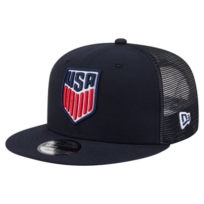 USMNT New Era 9FIFTY Trucker Snapback Hat - Navy