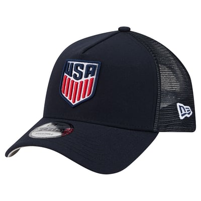 USMNT New Era A-Frame 9FORTY Adjustable Hat - Navy