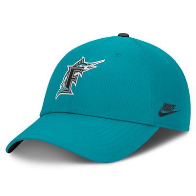 Florida Marlins Nike Cooperstown Collection Club Dri-FIT Adjustable Hat - Teal