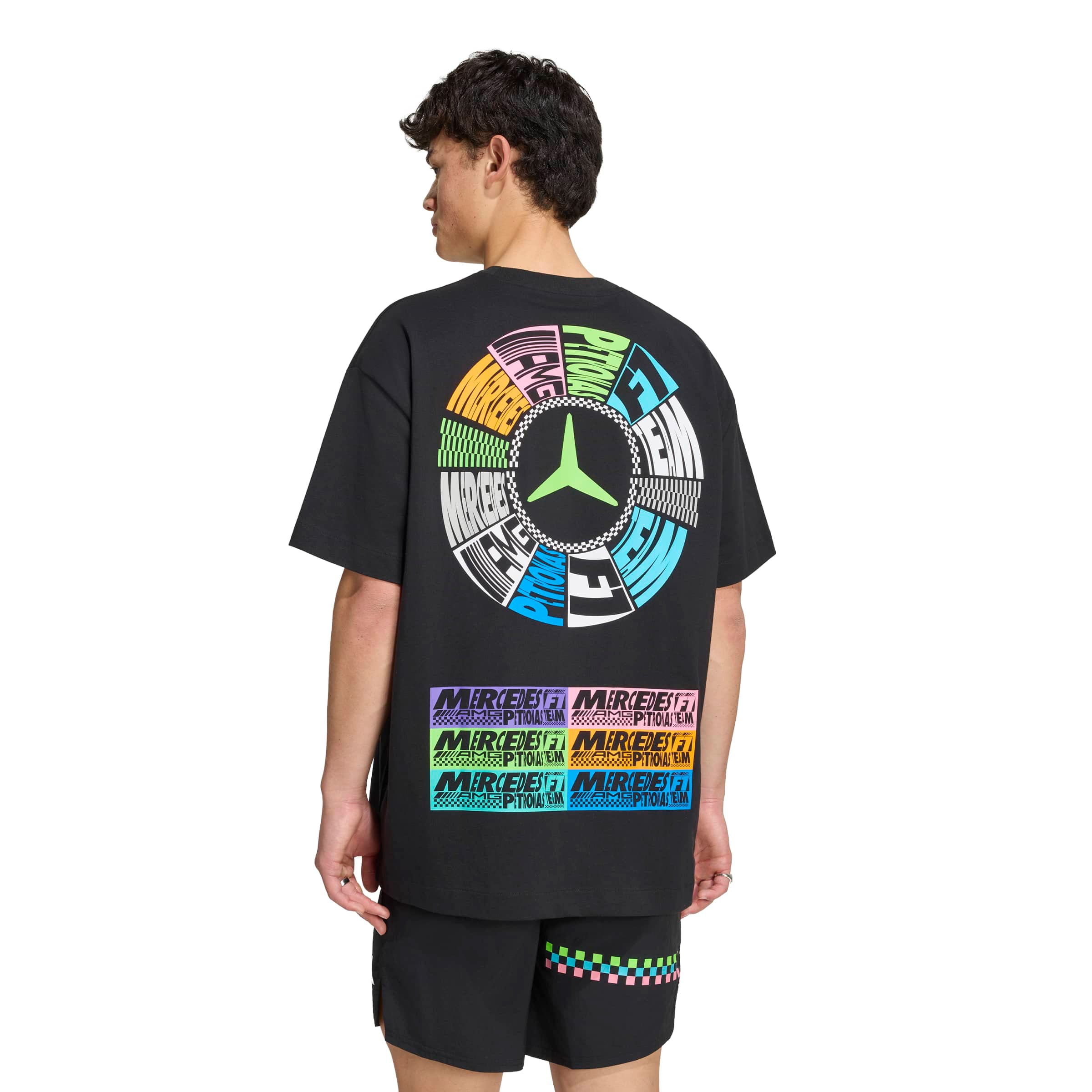 T-shirt homme adidas Mercedes-AMG Petronas F1 Team Night Collection noir
