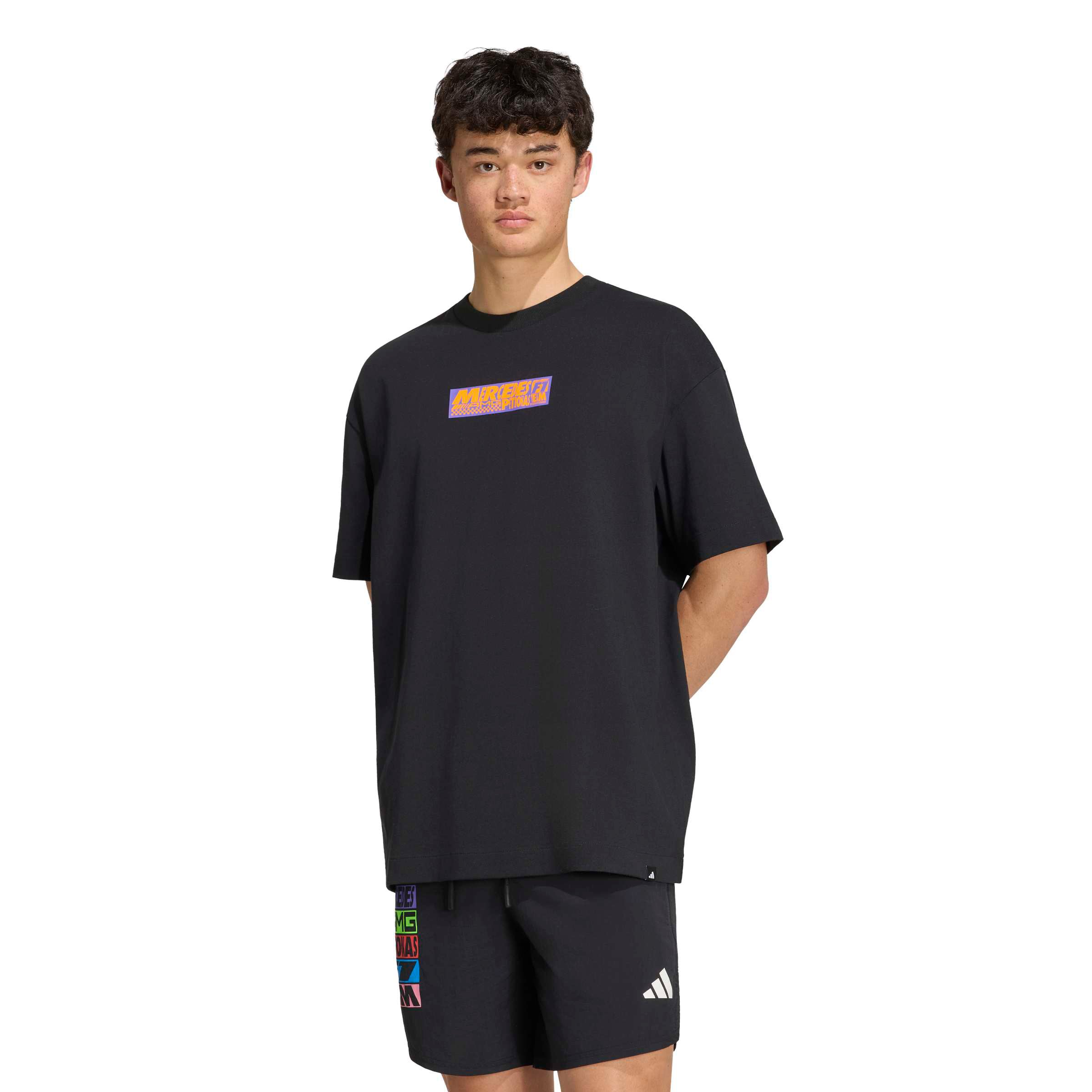 T-shirt homme adidas Mercedes-AMG Petronas F1 Team Night Collection noir