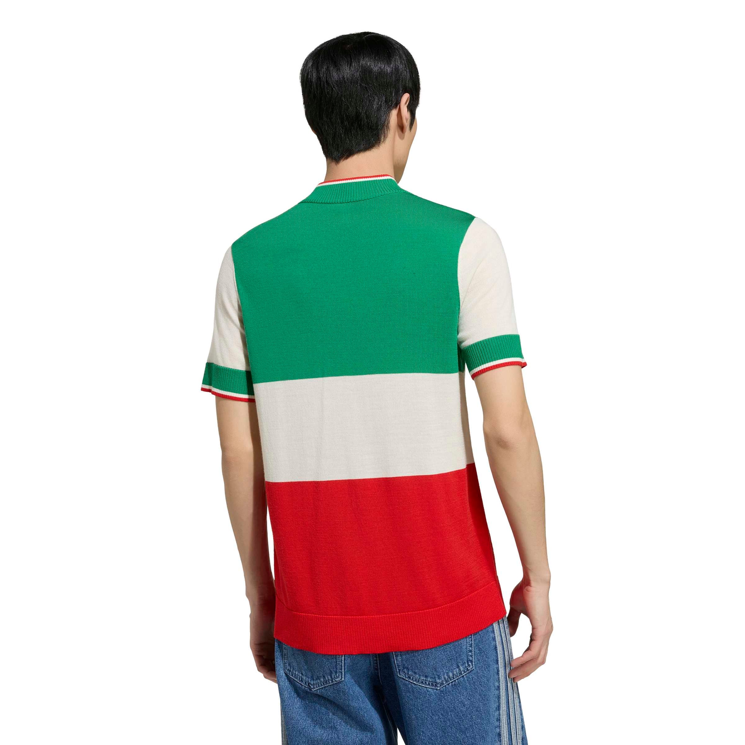 Men's adidas Green/Red Mercedes-AMG Petronas F1 Team Giro Di Merino Quarter-Zip Top