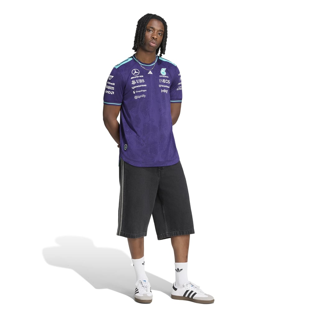 Men's adidas Purple Mercedes-AMG Petronas F1 Team Vanda Bloom Authentic ...
