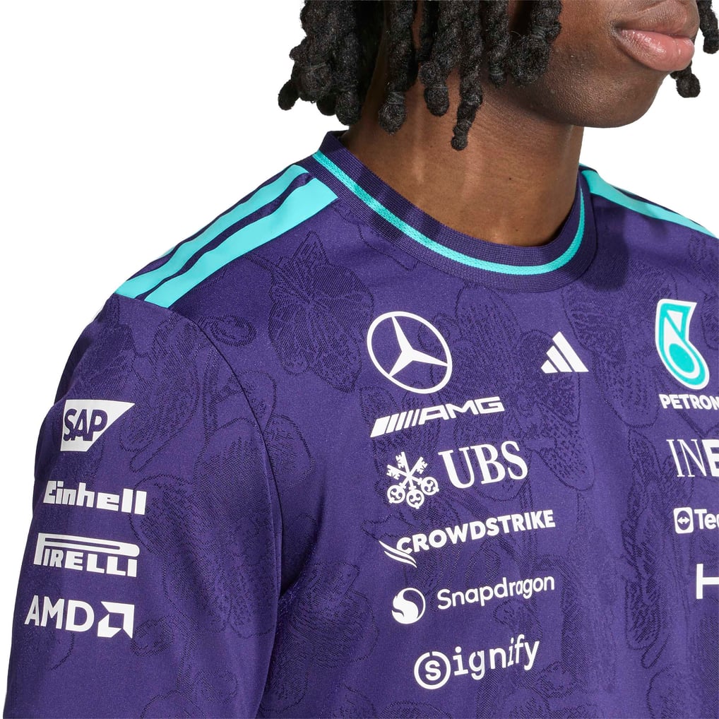 Men's adidas Purple Mercedes-AMG Petronas F1 Team Vanda Bloom Authentic ...
