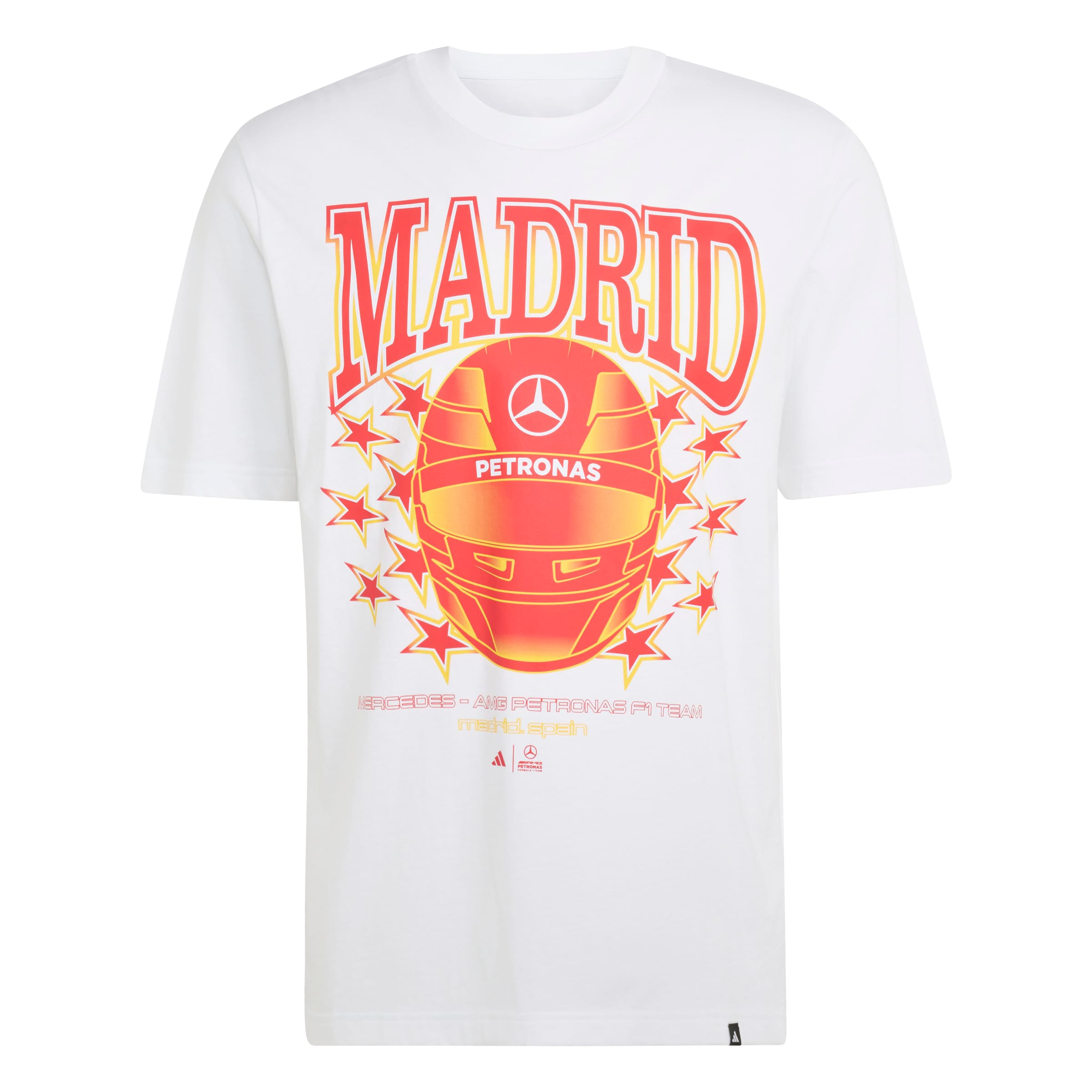 Men's adidas White Mercedes-AMG Petronas F1 Team Madrid T-Shirt