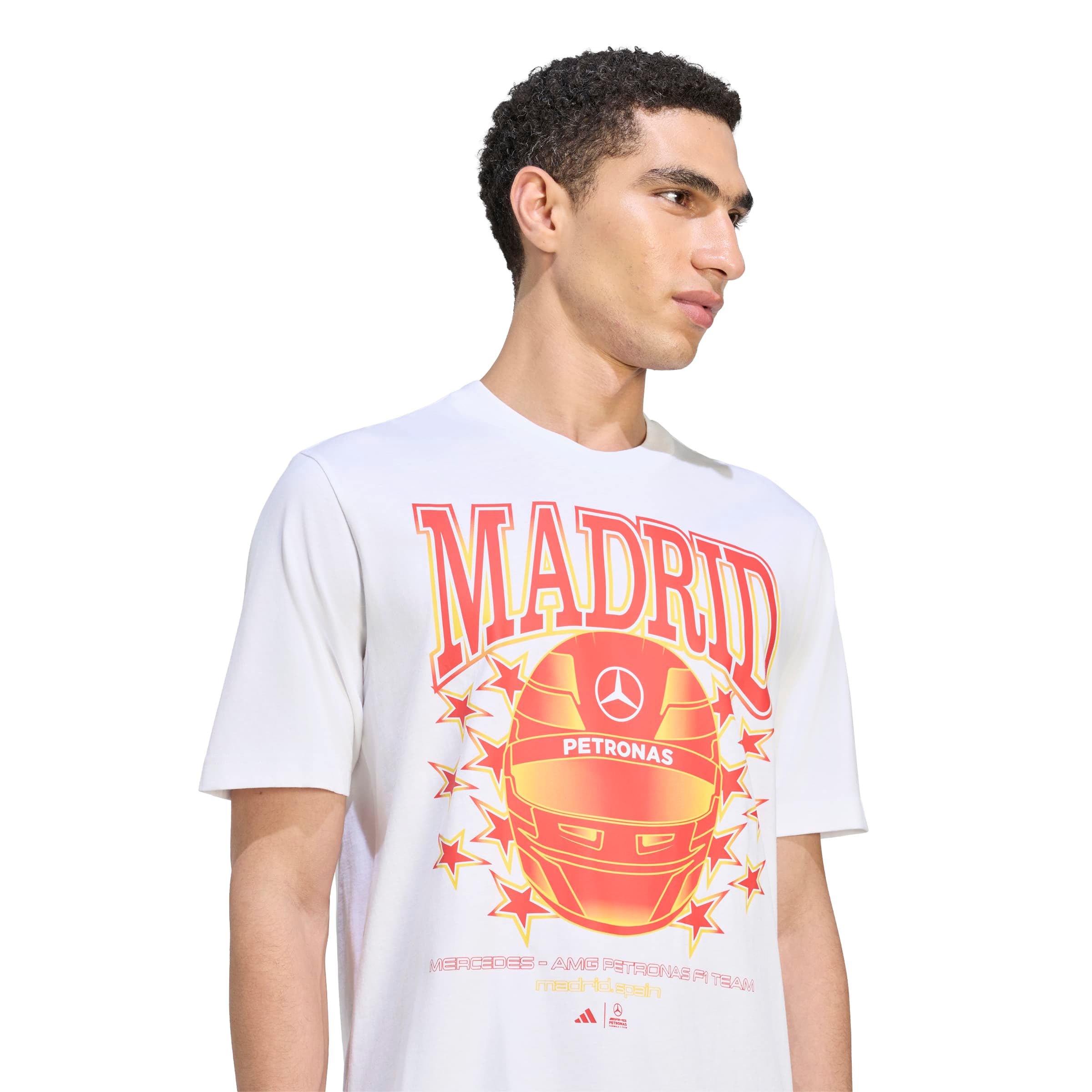 Men's adidas White Mercedes-AMG Petronas F1 Team Madrid T-Shirt