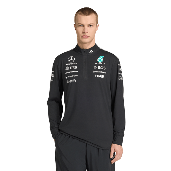 メルセデスAMGペトロナス アディダス F1 2026 チーム 1/4ジップ 