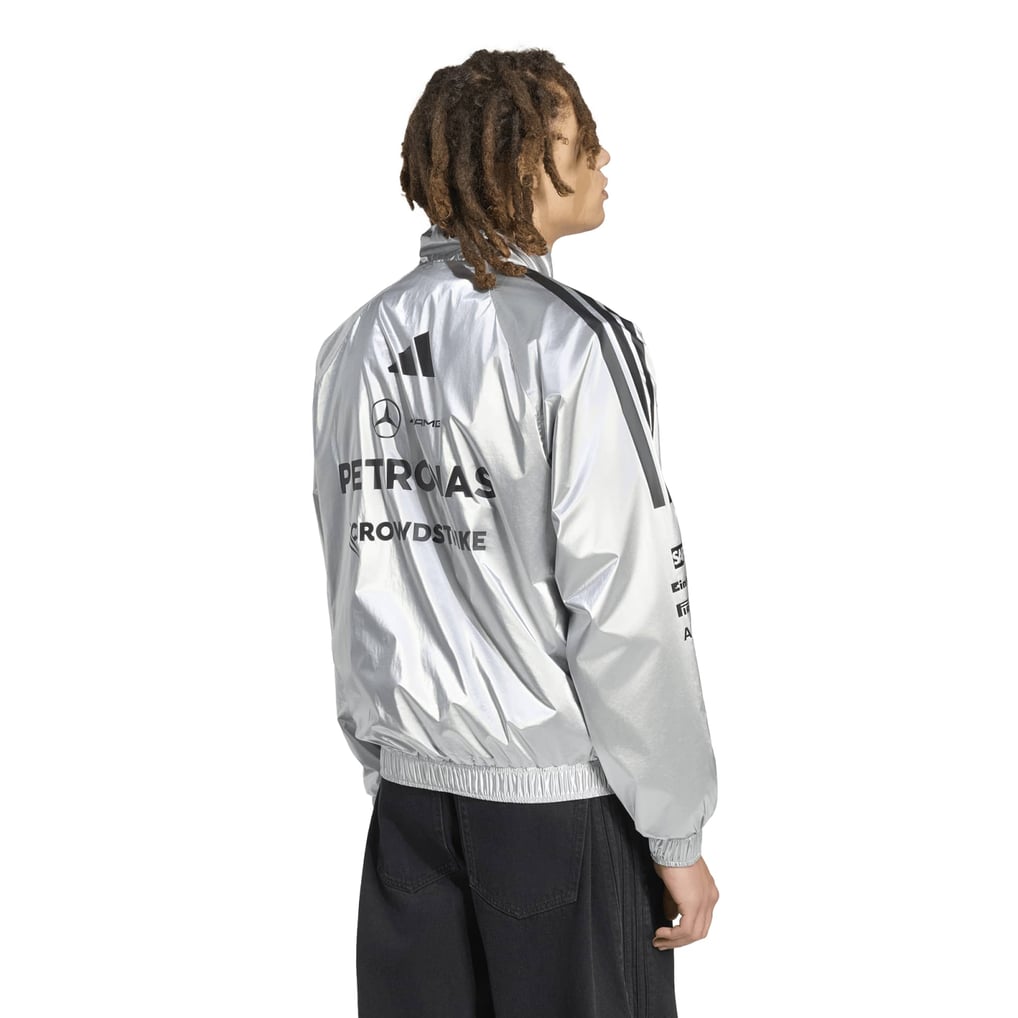 Mercedes AMG Petronas adidas F1 Silver Jacket