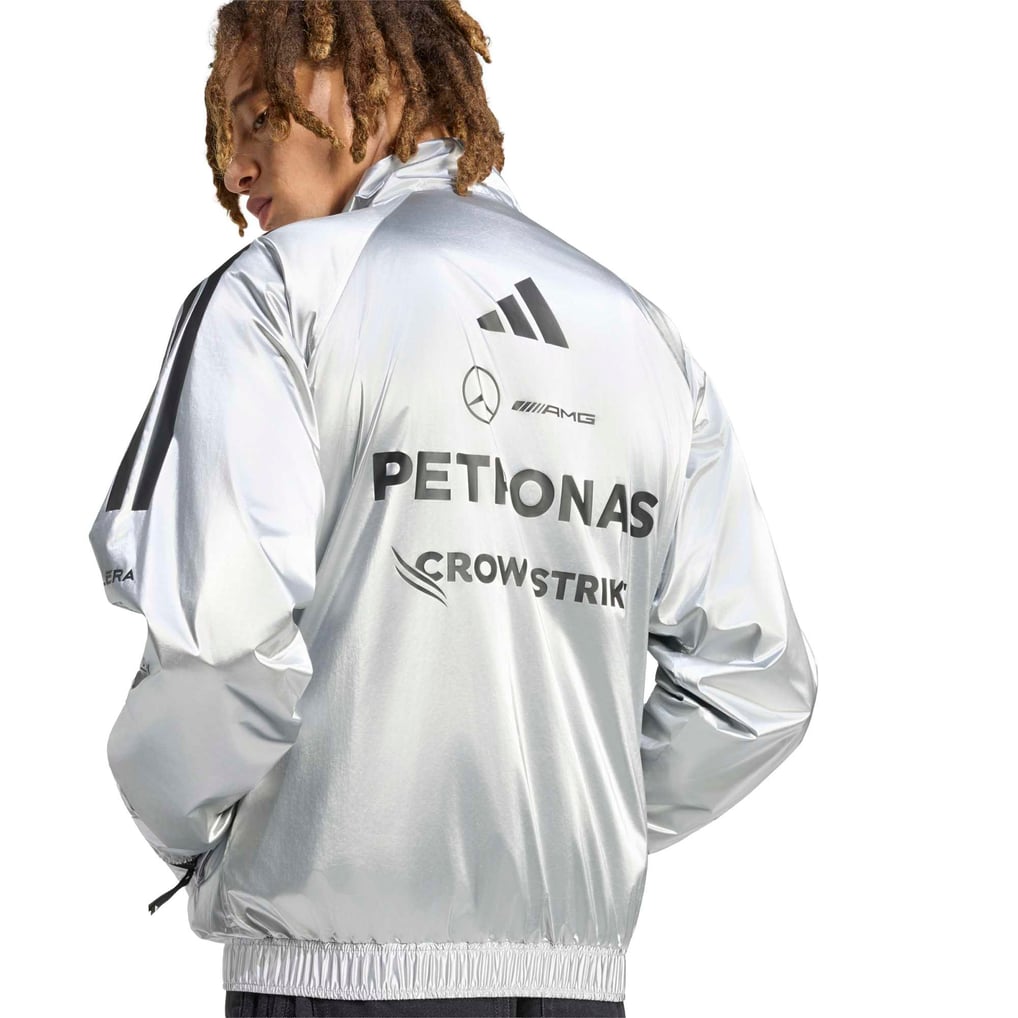 Mercedes AMG Petronas adidas F1 Silver Jacket