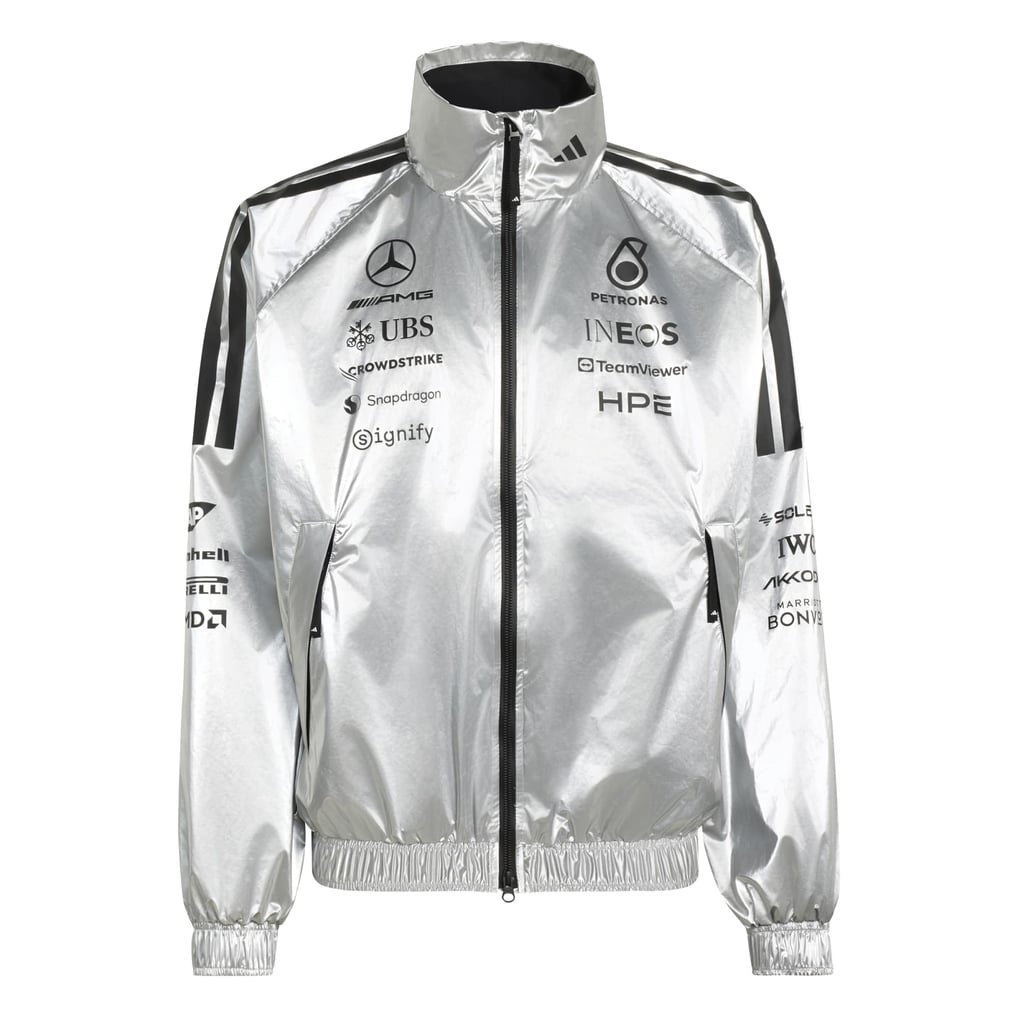 Mercedes AMG Petronas adidas F1 Silver Jacket