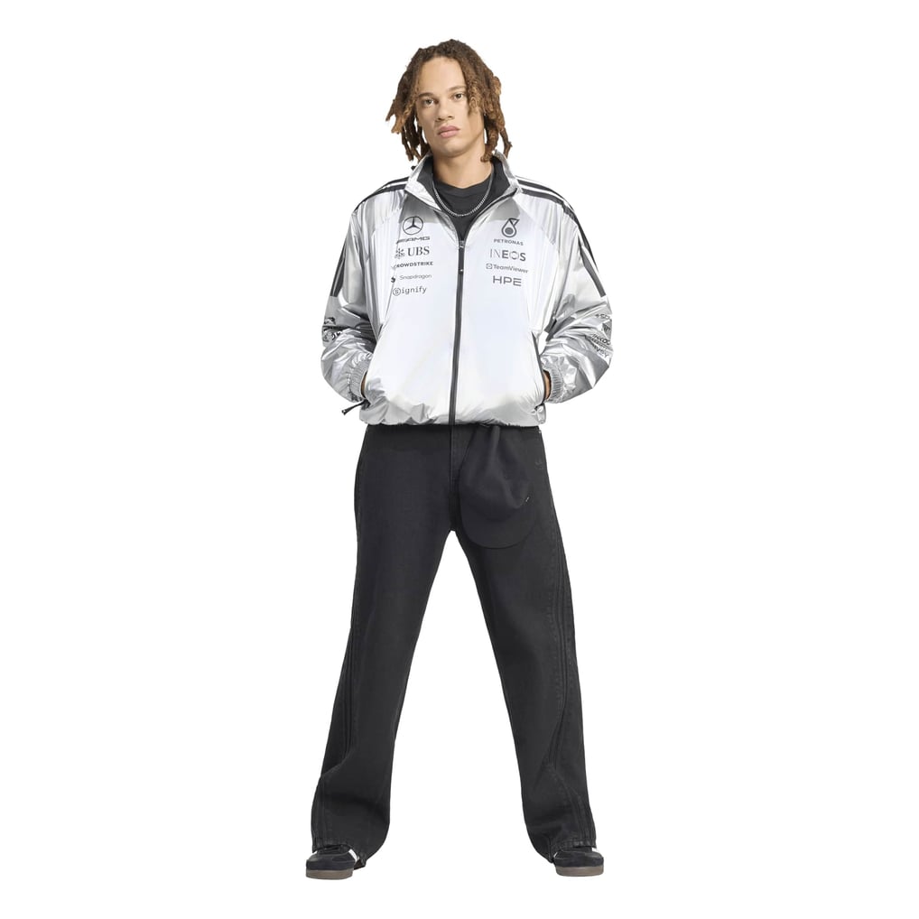 Mercedes AMG Petronas adidas F1 Silver Jacket