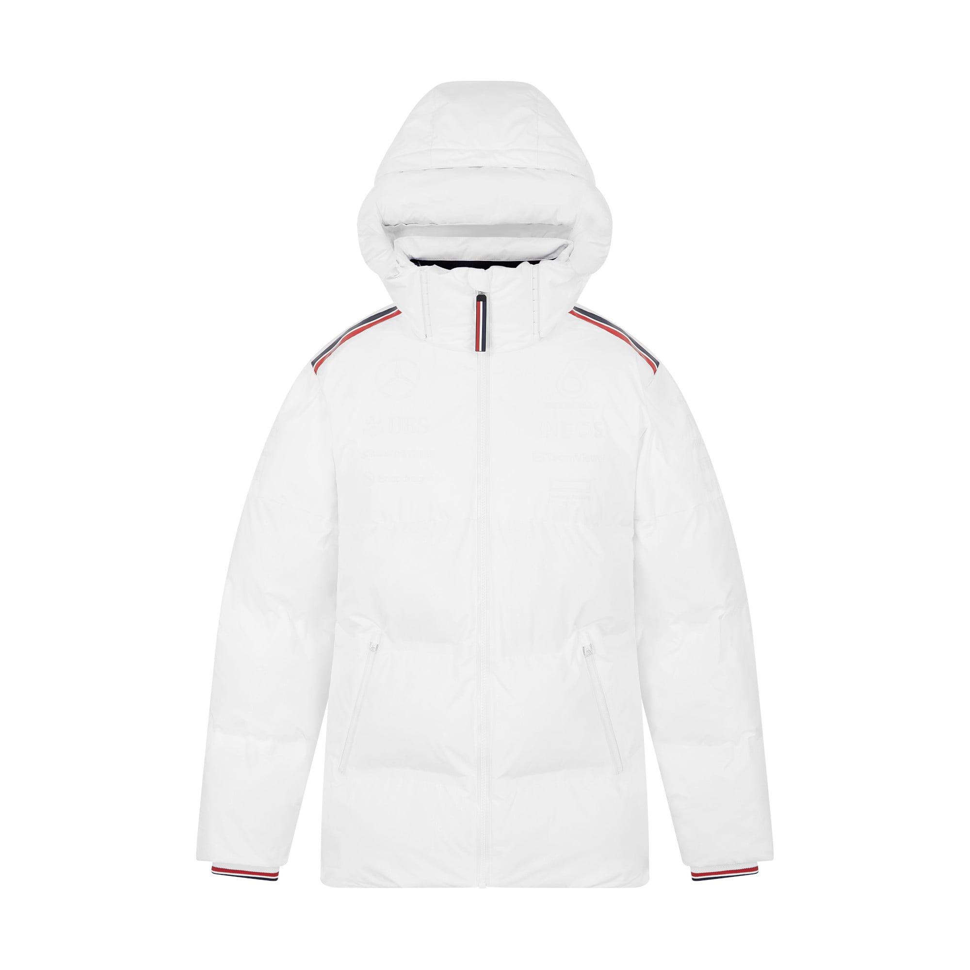 Veste Mercedes AMG Petronas F1 2024 Hiver Blanche - Taille M Homme Neuve étiquetée - Matelassée Doublure Chaude