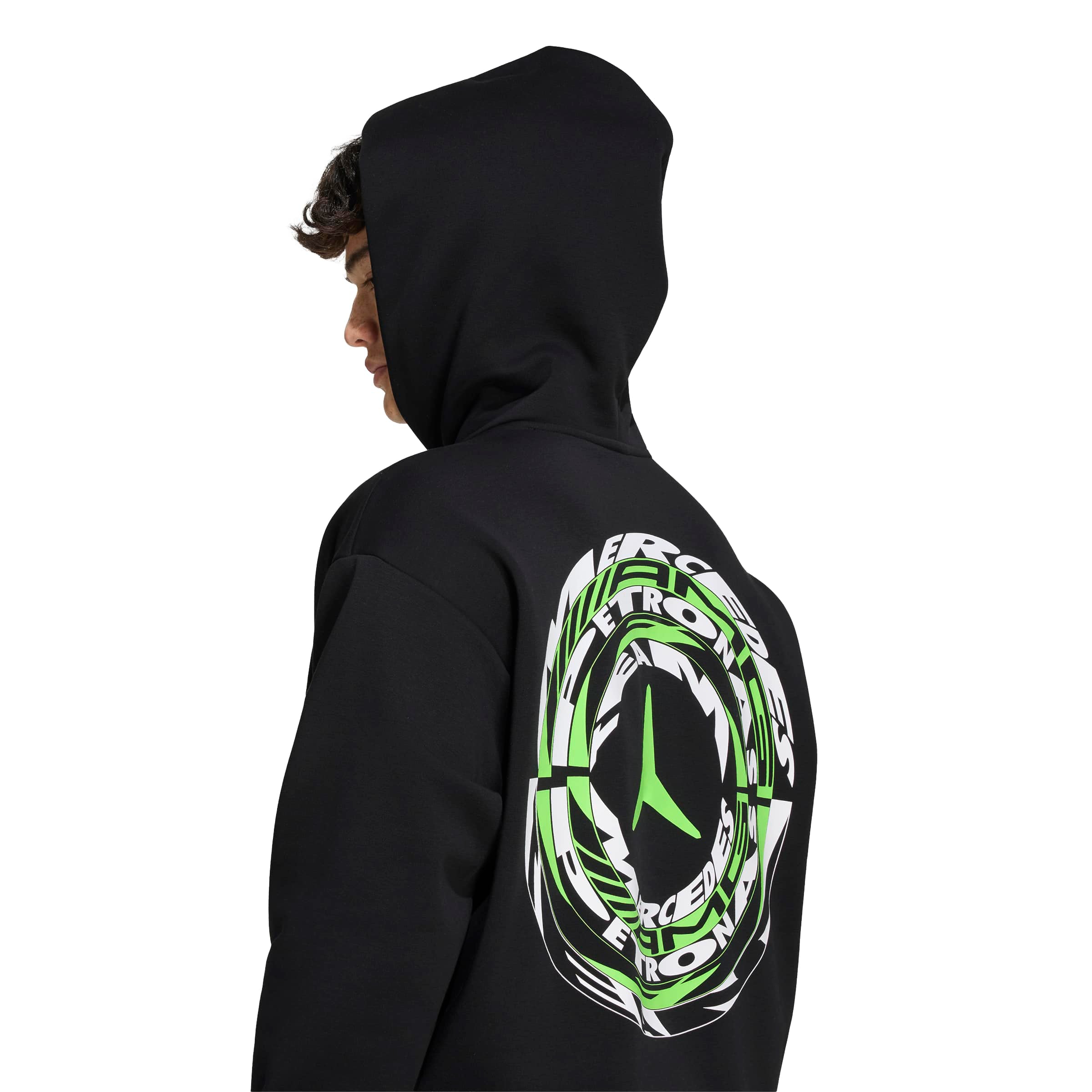 Unisex adidas Black Mercedes-AMG Petronas F1 Team Night Collection Hoodie