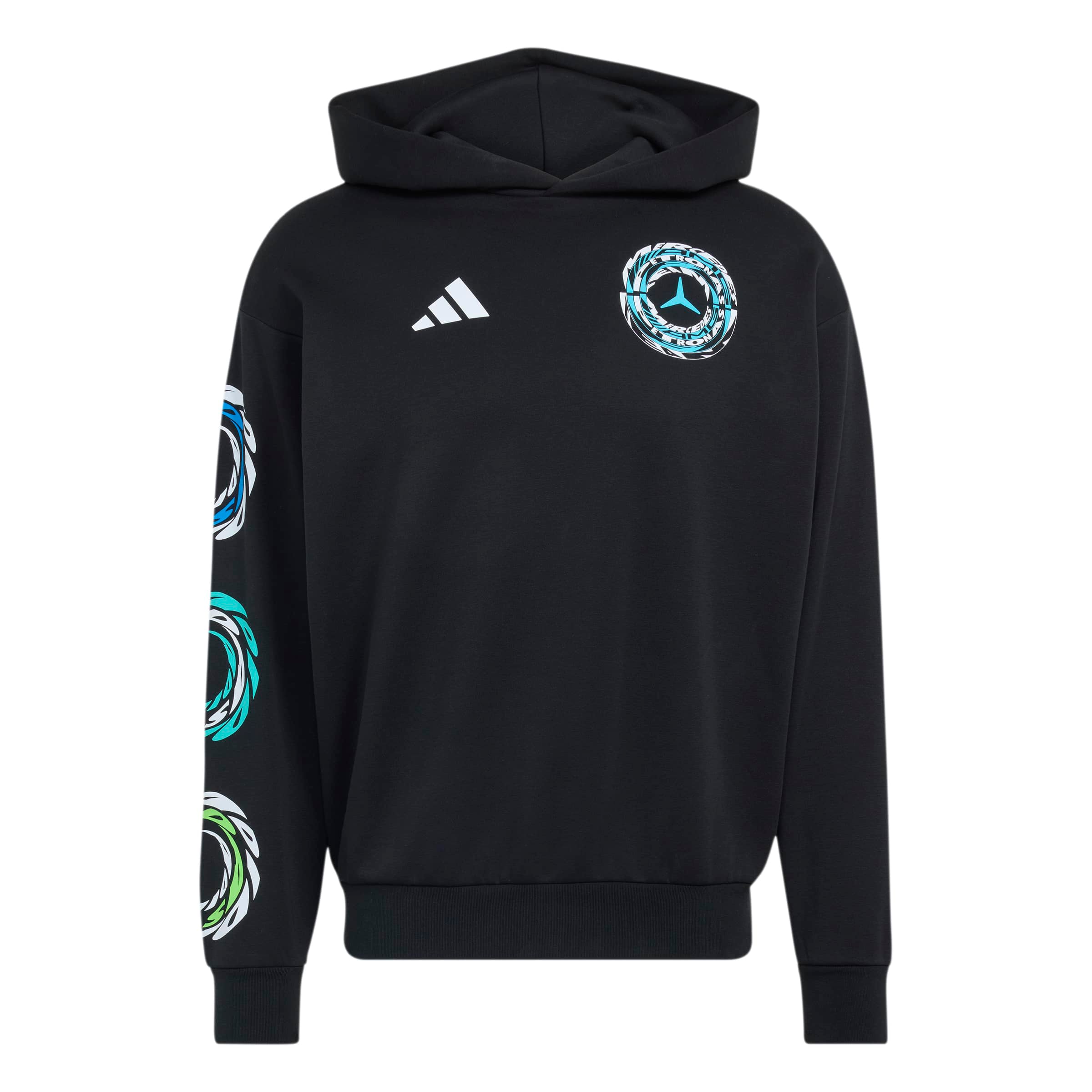 Unisex adidas Black Mercedes-AMG Petronas F1 Team Night Collection Hoodie