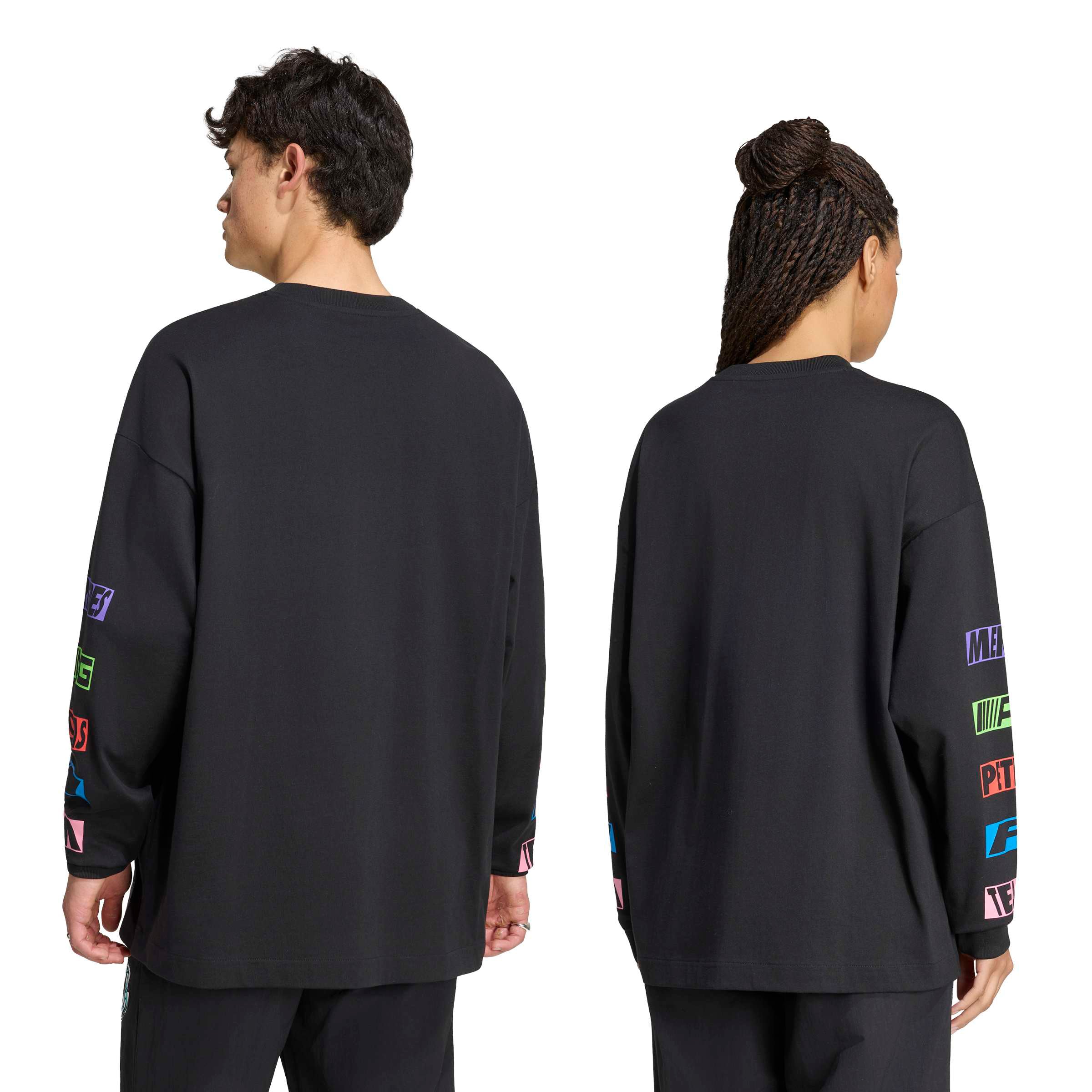 Unisex adidas Black Mercedes-AMG Petronas F1 Team Night Collection Sweatshirt