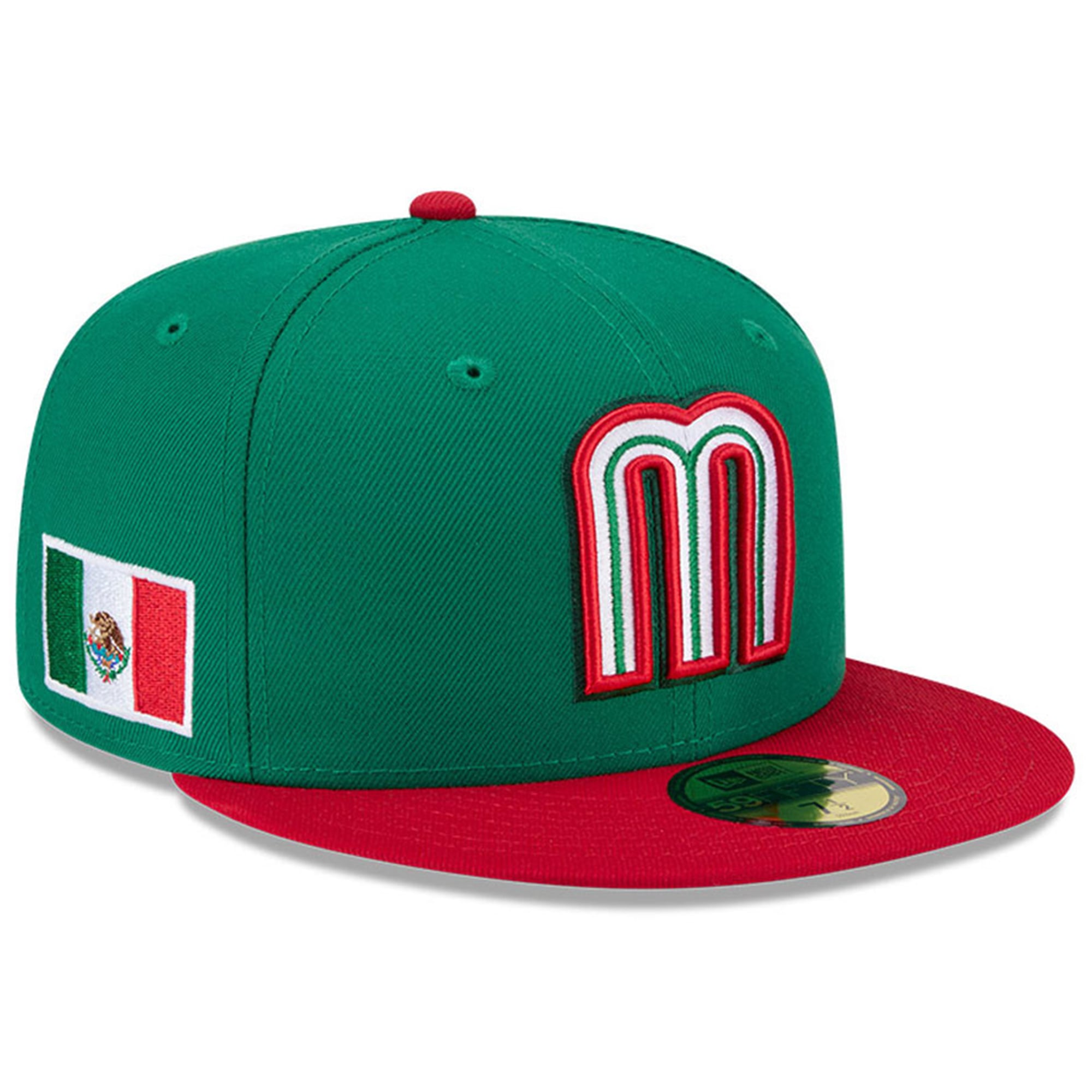 Men's New Era Green/Red Mexico Baseball 2026 World Baseball Classic ...