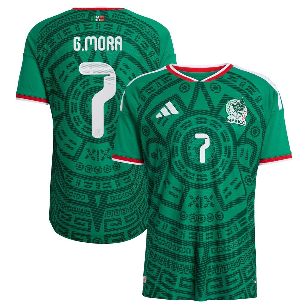 Gilberto Mora Mexico National Team Adidas 2026 Home On Field Authentic Gilberto Mora Mexico National Team Adidas 2026 Home On Field Authentic