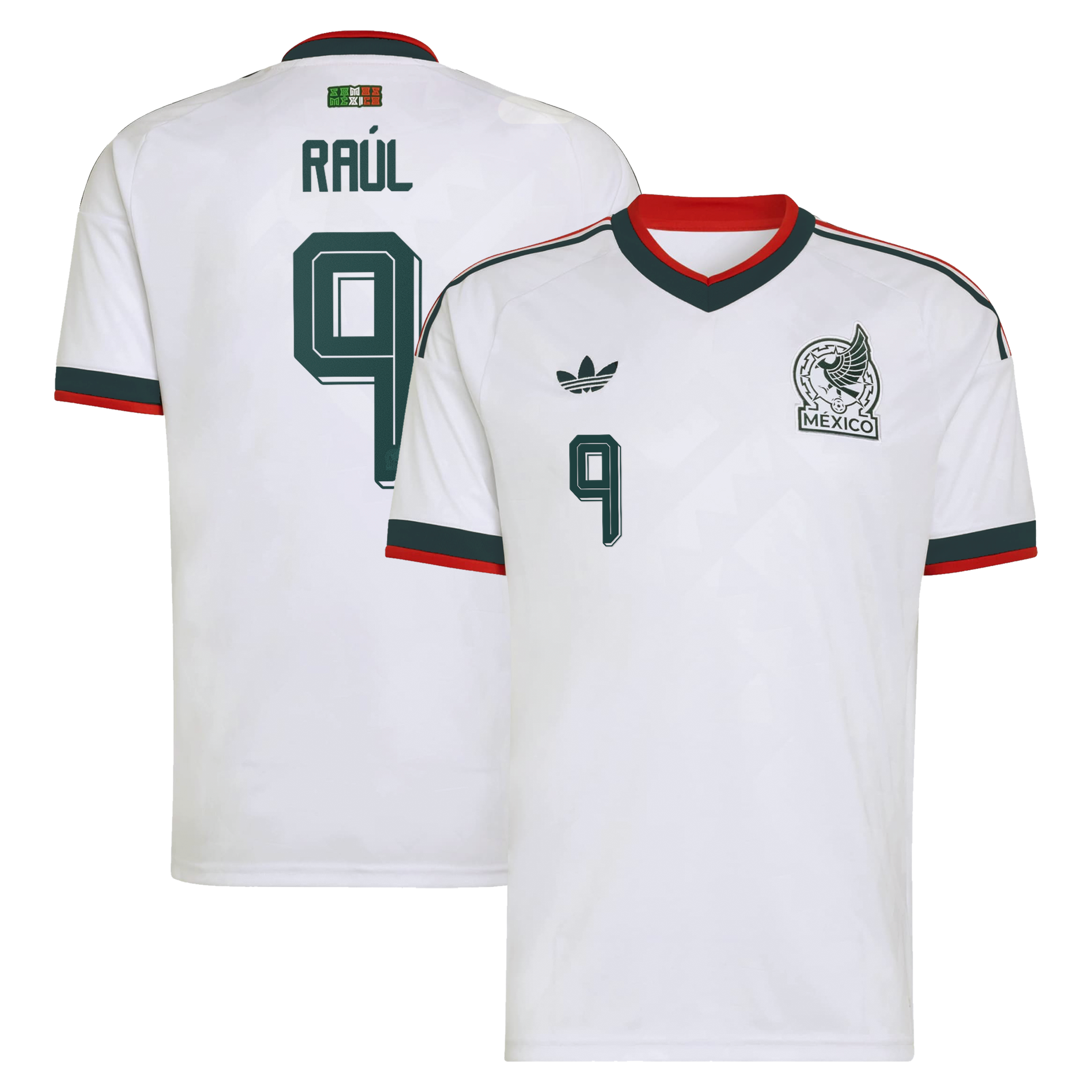 メキシコ アディダス アウェイ シャツ 2026 Raúl 9 プリント