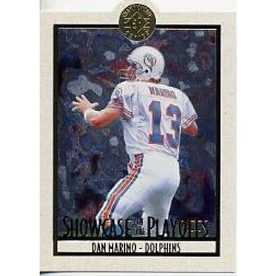 1995 SP Championship Playoff Showcase Die Cuts #PS12 Dan Marino