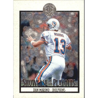 1995 SP Championship Playoff Showcase #PS12 Dan Marino