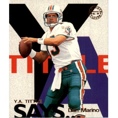 1997 Fleer Goudey Tittle Says #13 Dan Marino