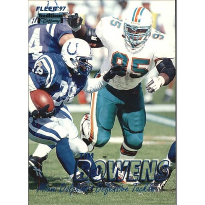 1997 Fleer Tiffany Blue #213 Tim Bowens